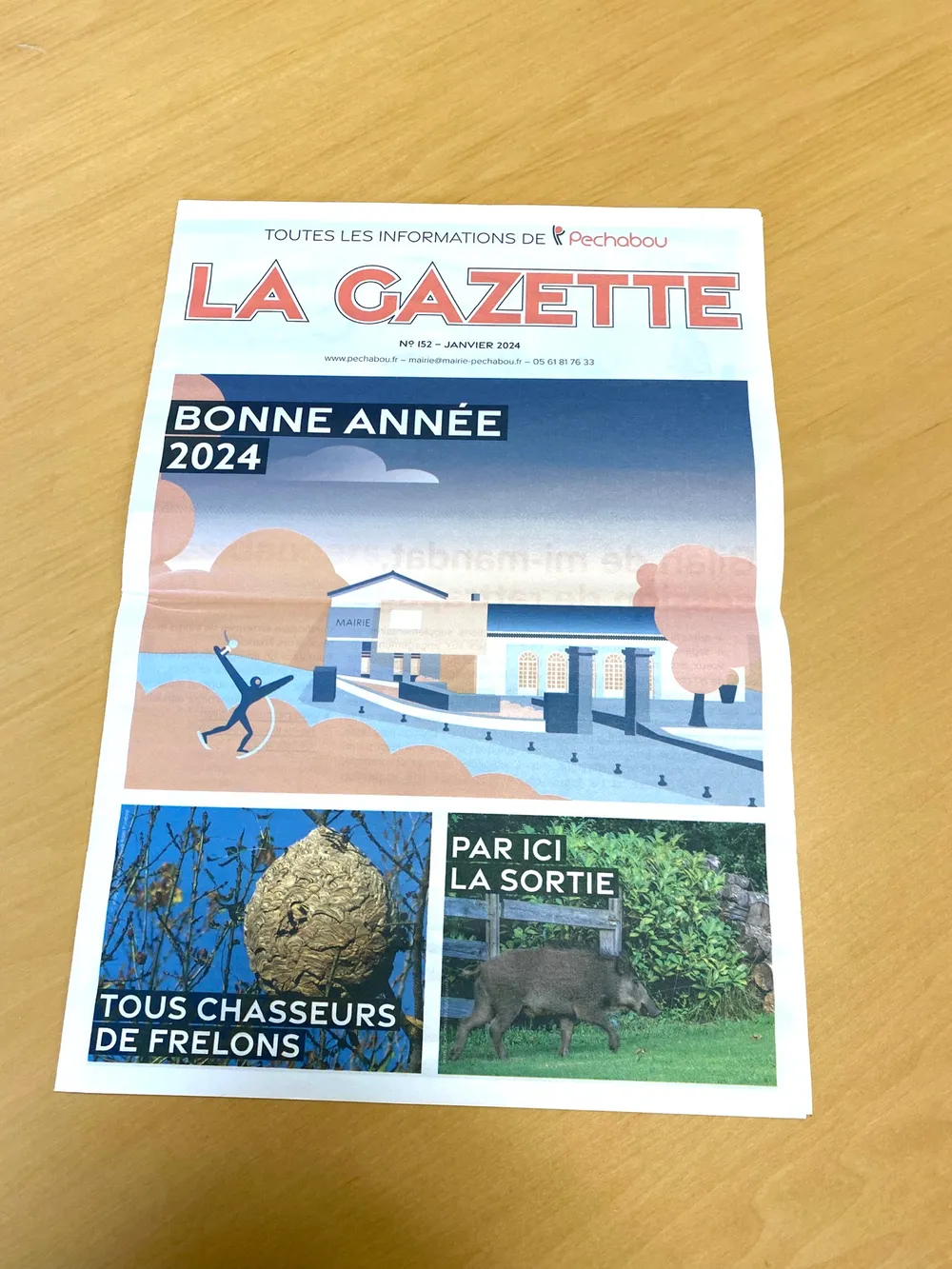 La couverture de la Gazette papier de janvier 2024