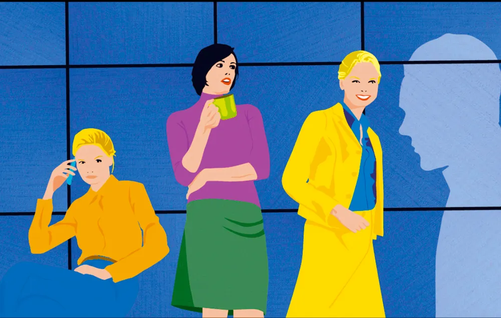 Illustration pour le magazine Toulouse Femmes dossier célibataires