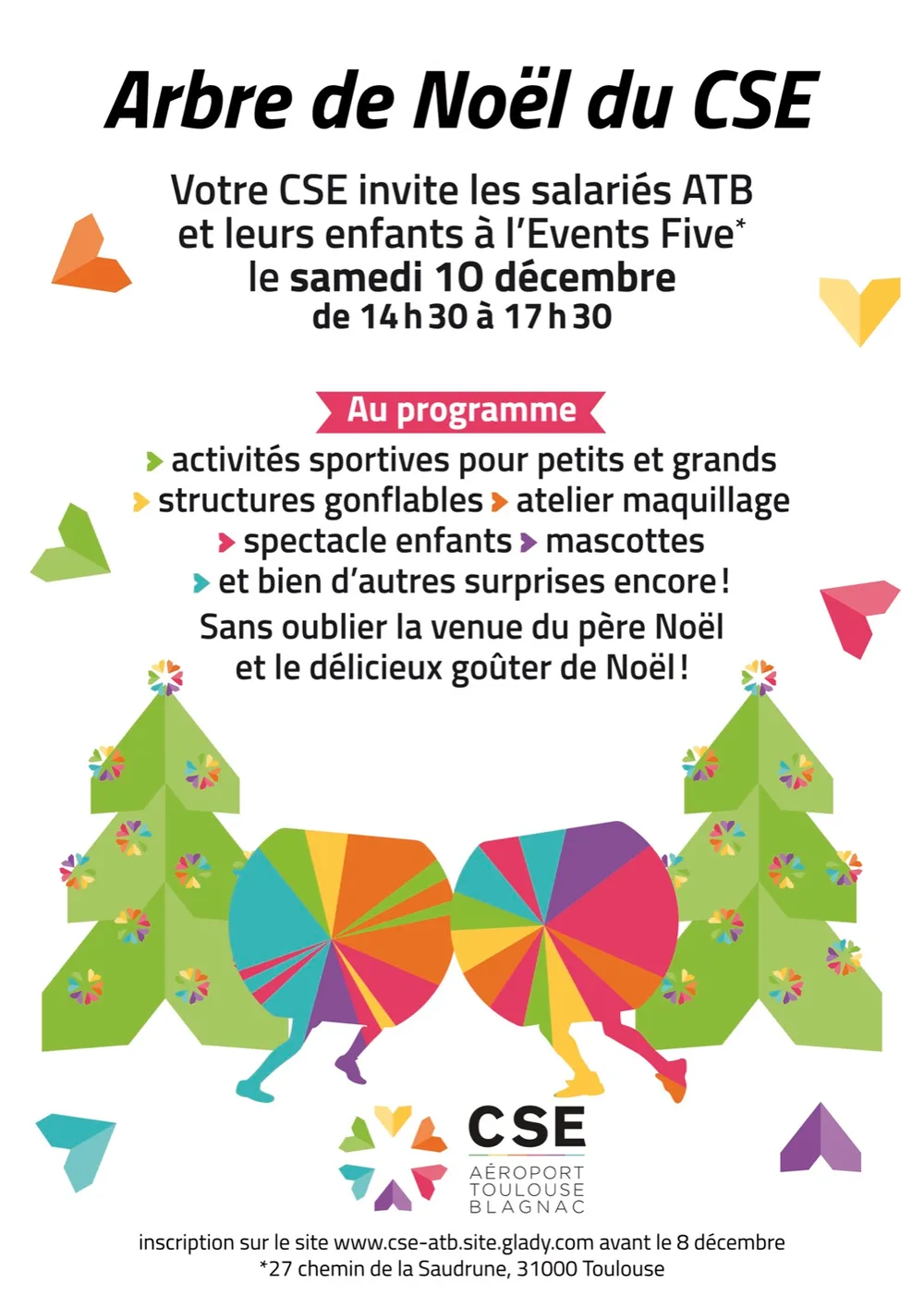 Affiche de Noël 2022 du CSE
