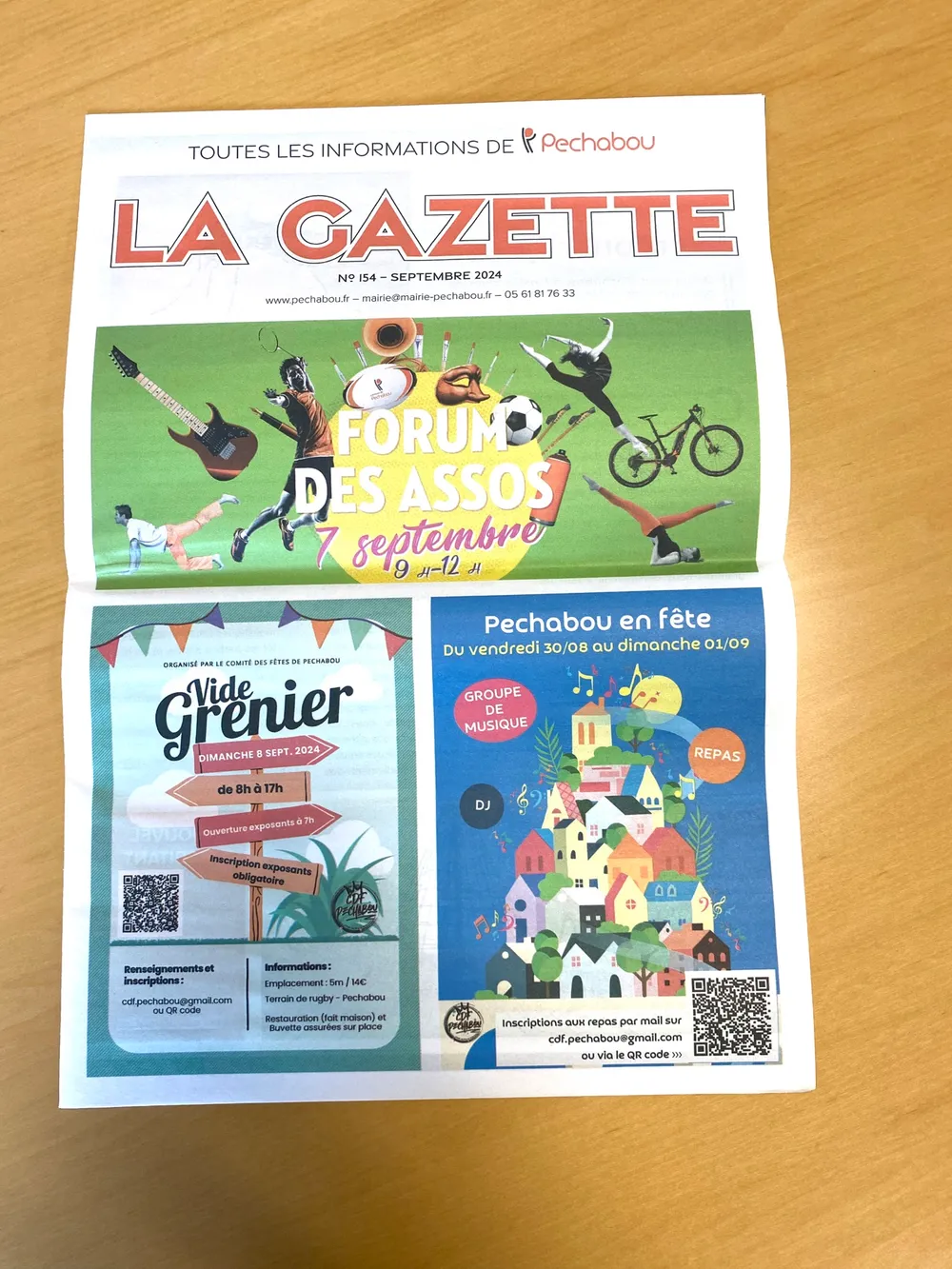Mise en page journal papier