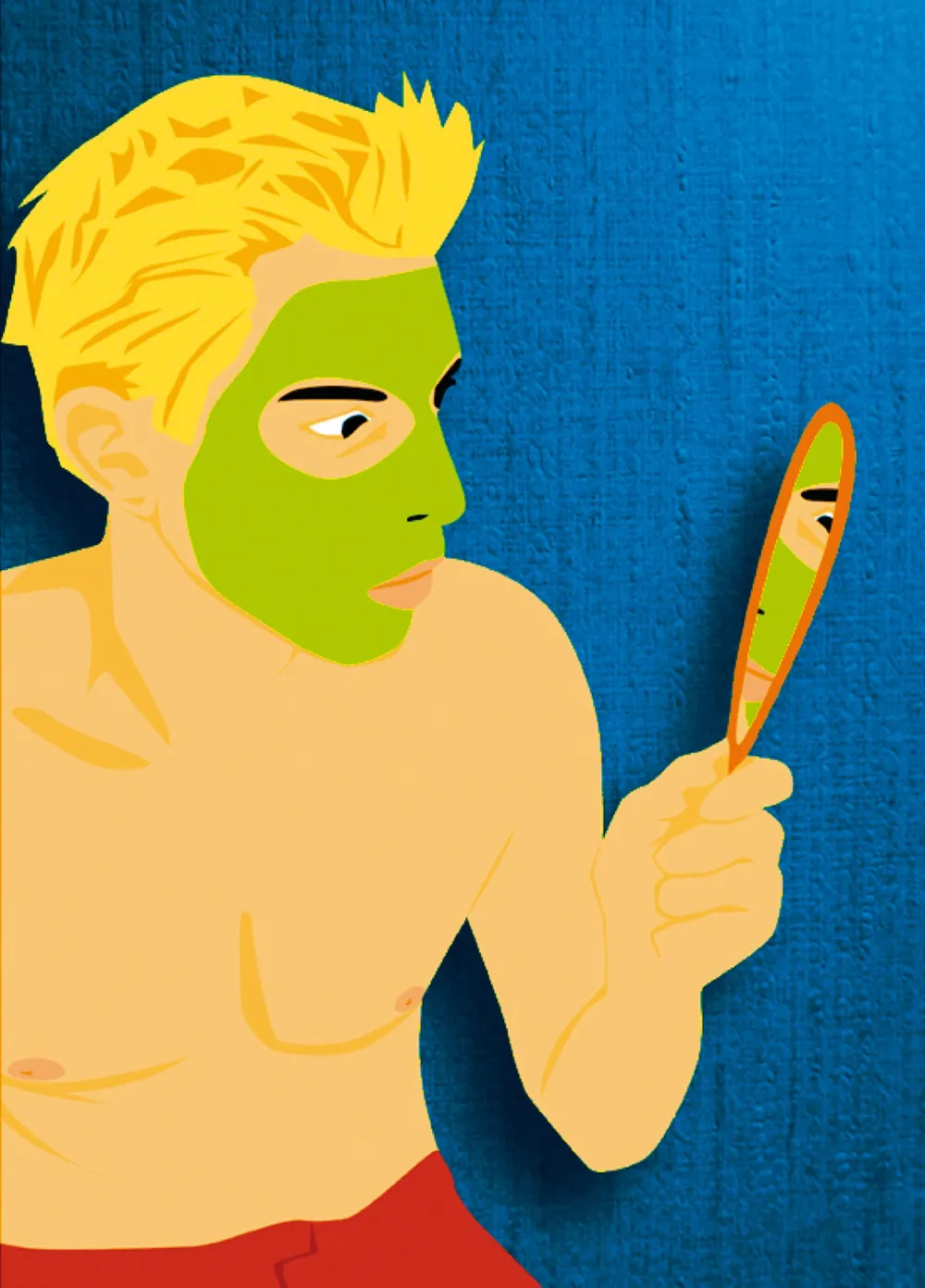 Illustration, graphisme pour le magazine Toulouse Femmes les métrosexuels