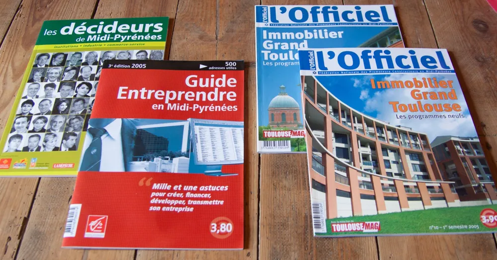 Direction artistique, graphisme, mise en page des magazines Toulouse Midi-Pyrénées