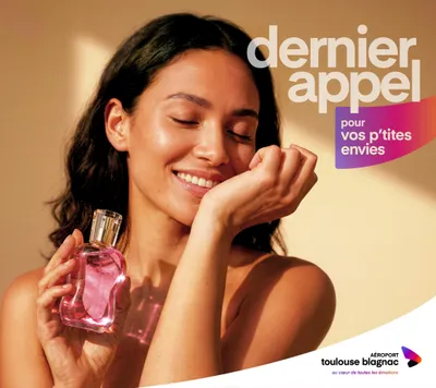 Publicité animée aéroport Toulouse-Blagnac, campagne 2026