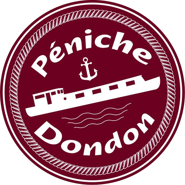Logo de la Péniche Dondon, création graphique Toulouse